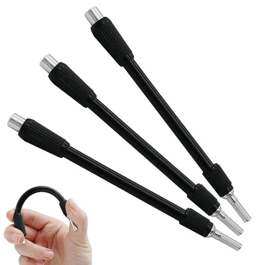 Гибкий расширенный удлинитель Магнитный бит отвертки вала держатель 4 мм шестигранный привод сверло Универсальный удлинитель