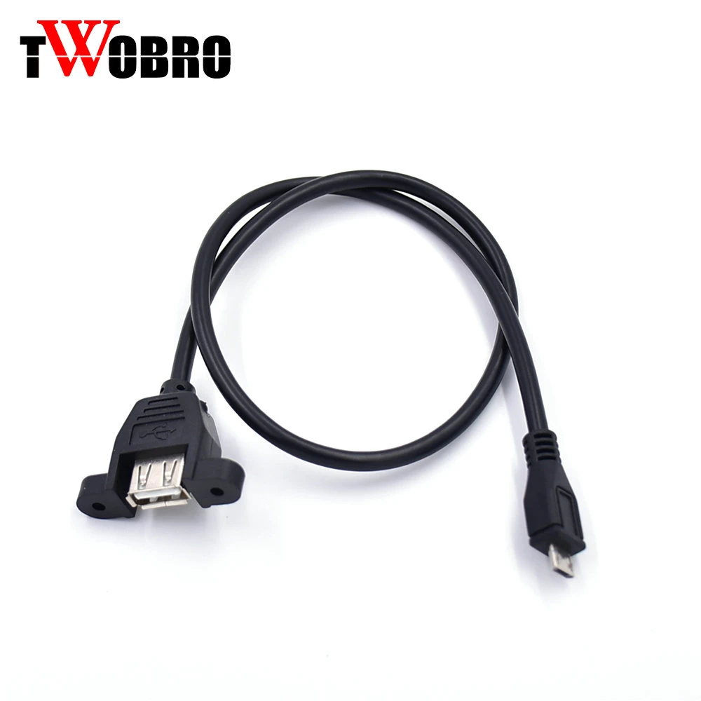 Cables 0.5m 3m 5m Panel Mount Type Mini USB 5Pin Male to Female Extension Adapter Cable with Screws Cable Length: 0.5m, Color: Black Cables 0.5m 3m 5m Panel Mount Type Mini USB 5Pin Male to Female Extension Adapter Cable with Screws Cable Length: 0.5m, Color: Black