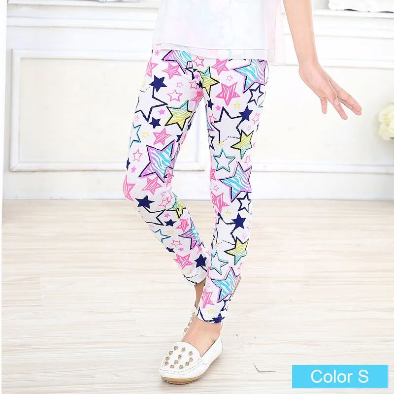 Color S Детские леггинсы 2-14 лет - Цвет: Color S
