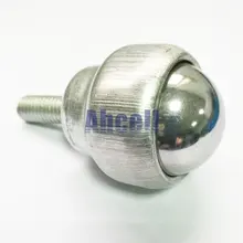 2pcs CY-25D Steel Bolt Robot ball caster CY25D M8 bolt fixing mini ball transfer unit toy cheap steel roller Omniball wheel