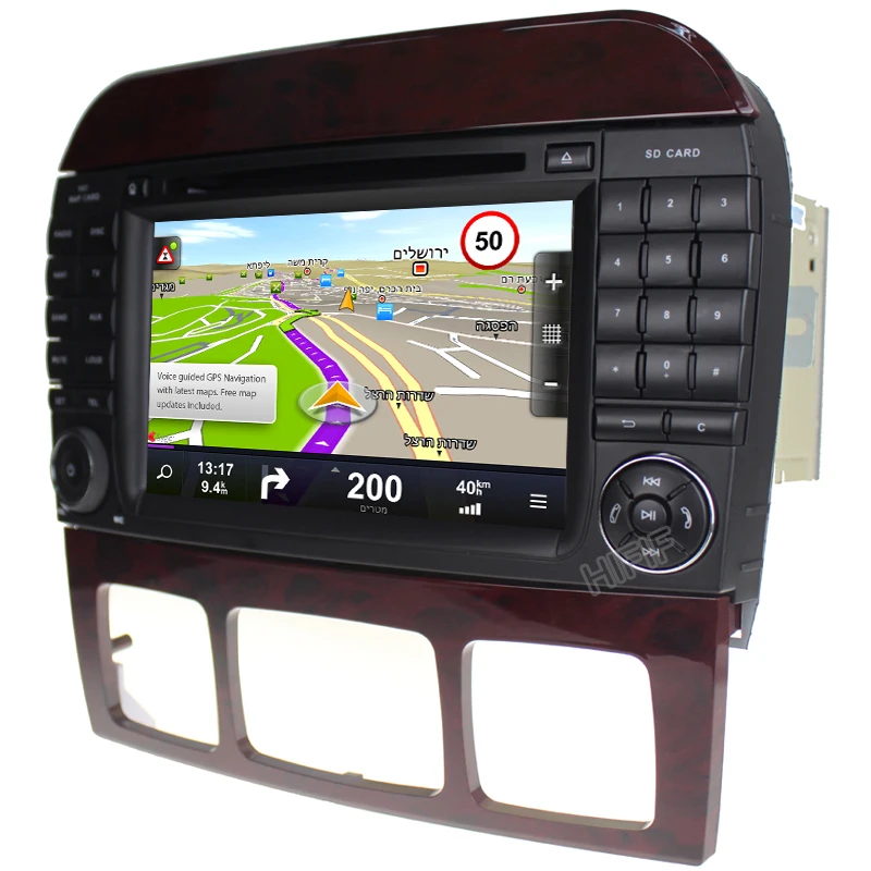Excellent IPS 2 Din Auto Radio Android 9.0 For Mercedes/Benz/W220/W215/S280/S320/S350/S400 S Class Car Multimedia Video Player GPS DVR 2