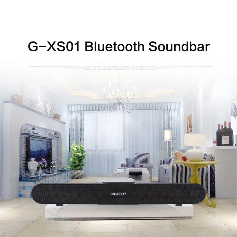 XGODY Bluetooth Soubdbar динамик G-XS01 домашний кинотеатр проводной беспроводной Bluetooth 5,0 10 Вт звуковая панель для ТВ AUX RCA аудио вход