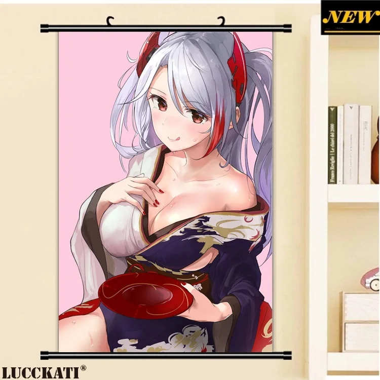 10yande.re 435497 azur_lane breast_hold cleavage figurehead_(figurehead67) kimono prinz_eugen_(azur_lane)_