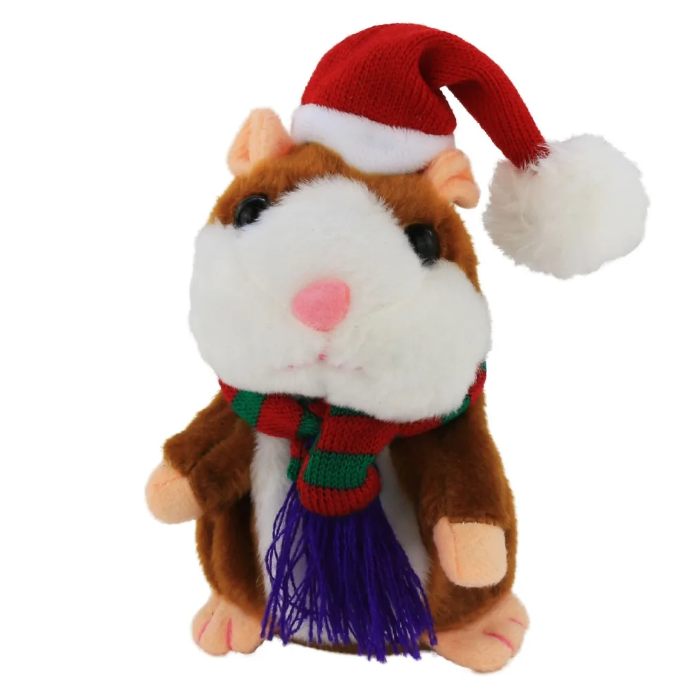 Прекрасный говорящий хомяк, говорящий, говорящий, звук, запись, повтор, плюшевое животное, каваи, хомяк, игрушки, дропшиппинг, рождественский подарок
