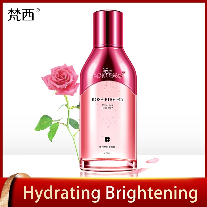 

Fonce Rose Concentrate Essential Oil Niacinamide Brighten Complexion Toner Moisturizing Men and women Softening Lotion 80ml