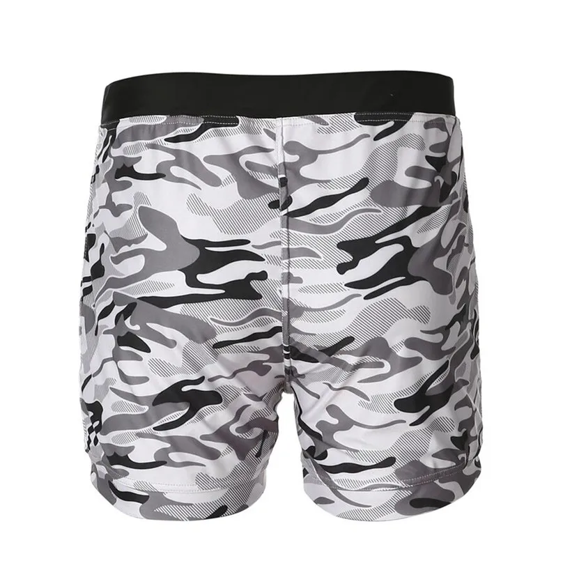 Men's Swimwear Running Surfing Sports Beach Camouflage Shorts Trunks Board Pants swimming trunks for men #2j08 (1)