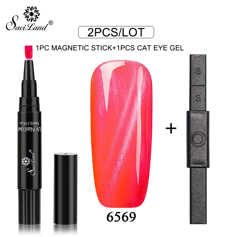 ZHG886 Saviland Гель-лак для ногтей кошачий глаз 3D vernis Полупостоянный УФ-лак для ногтей Маникюрный гель для ногтей Набор лаков для ногтей - Цвет: ZHG886