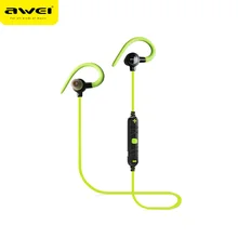 AWEI A620BL Deporte En La Oreja Los Auriculares Inalámbricos Bluetooth Auriculares Para Xiaomi Sony iPhone Auriculares Con Micrófono Auricular Para Apple