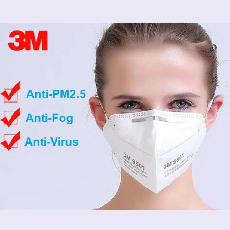 

5/10/25pcs 3M KN95 9501/9502 Dust PM2.5 Protective Mask Anti Fog Standard Masks Adult Safety Particles Influenza-proof Riding