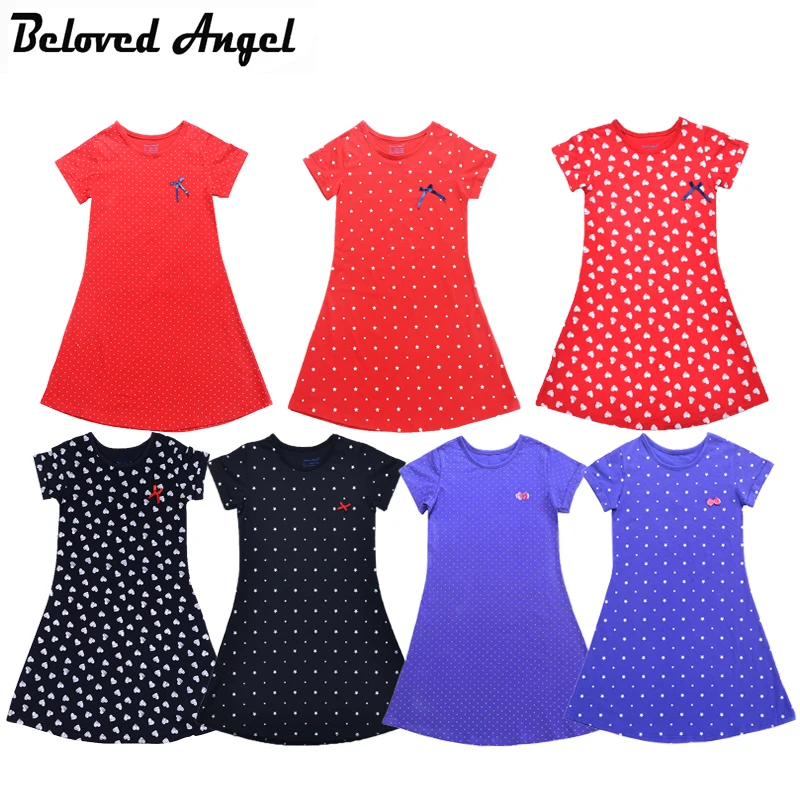 2018 New Summer Style Dresses For Girls Cute With Sleeve Children Dress O-Neck Ball Grown Party Princess Baby Kids Clothes | Детская