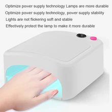 36 W 220 V Гель-лак для ногтей, светодиодный лампы УФ-лампа для сушки ногтей 120 секундомер подходит для рук и ног Маникюр для ногтей, фрезер Nail Art Инструмент