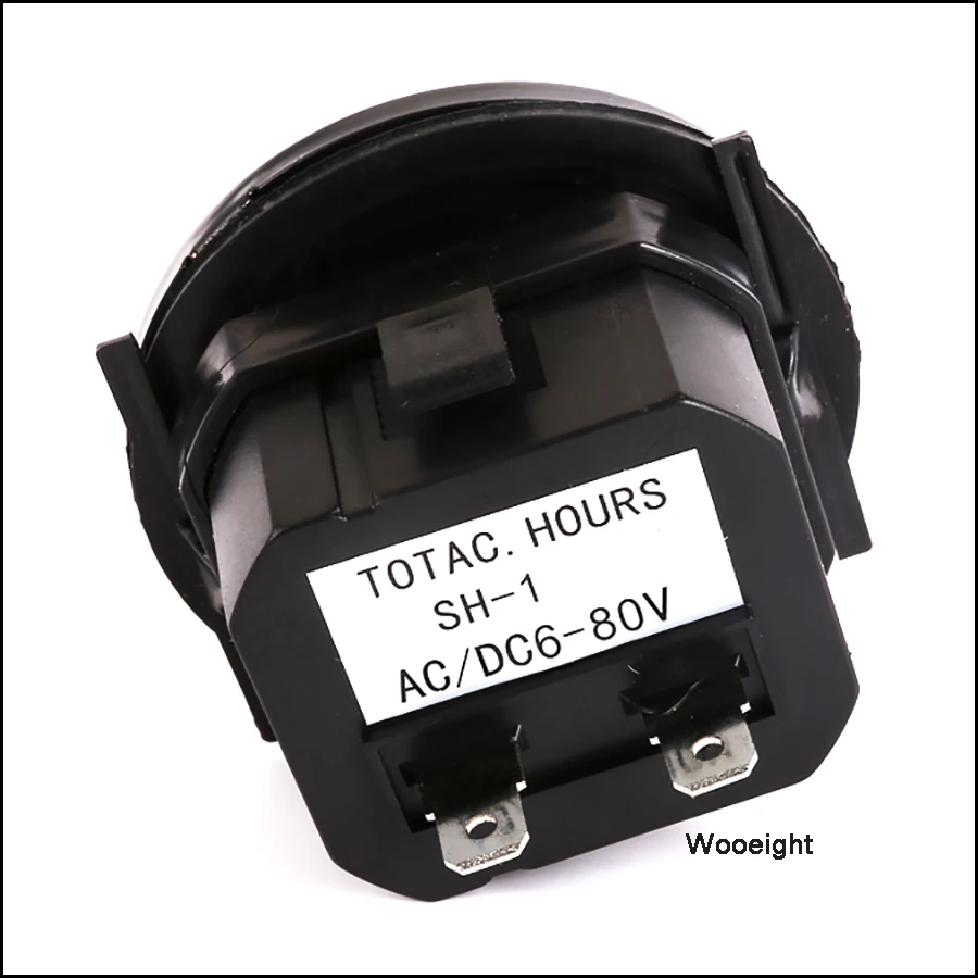 Wooeight New Digital Hour Meter Time Counter Quartz Timer Hourmeter Direct Auto Parts Timer DC 12V 24V (1)
