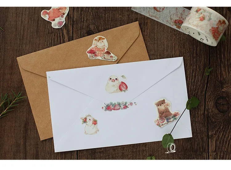 10 новых Васи клейкие ленты животные/панда/птицы/цветы японский декоративный клей DIY маскирующая бумага клейкие ленты наклейки этикетки дневник подарки