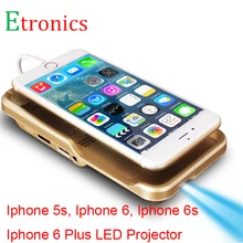 HD Mobile Projector, Wi-Fi or HDMI Connectivity & screen size up to 120 inches DLP Portable Mini Projector with IOS HDMI Cable