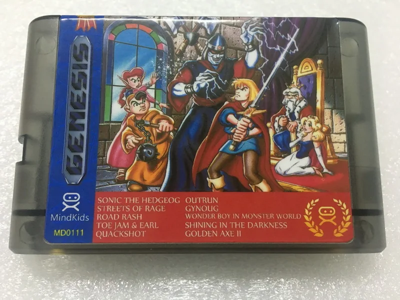 Игровой Картридж S e g a Megadrive 10 в 1 16 битная игровая карта для консоли Geneis США Японии