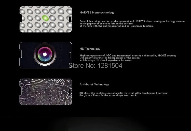 Премиум протектор экрана из закаленного стекла для iPhone 6 plus упрочненная защитная пленка 300 комплектов