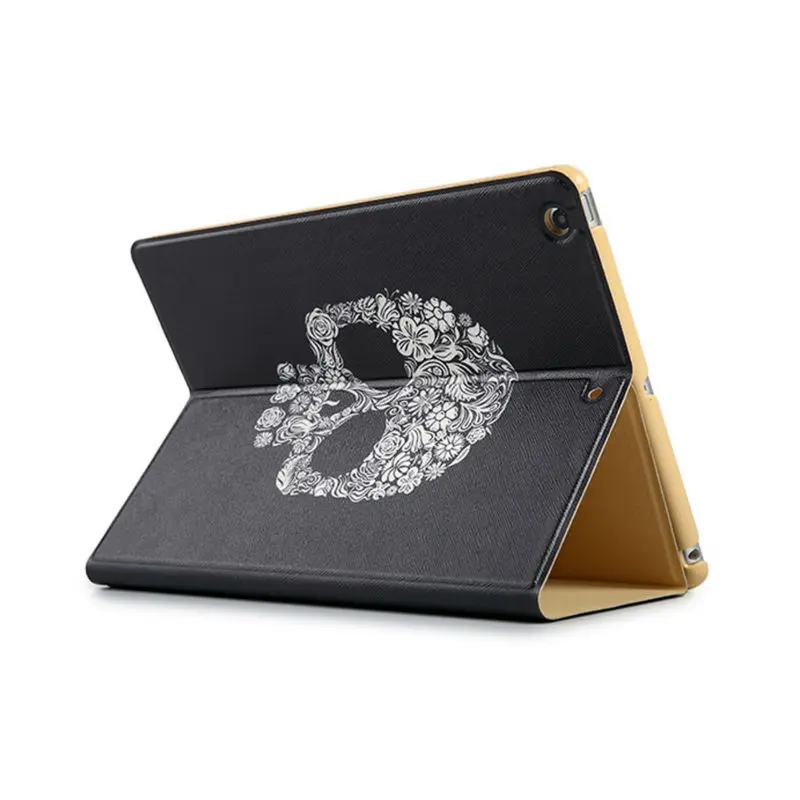 

Cool Painted Cover Case for IPAD Air 2 Smart Wake/Sleep Folding Flip Tablet PC Case for iPad Air 2 IPAD 6 with Free Shipping.