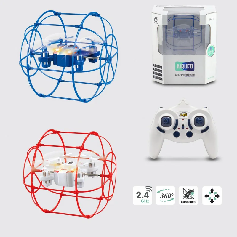 

RC Mini Drone 777-370 RC Quadcopter RTF Sky Phantom Remote Control Helicopter With Auto-return Headless Mode and Wall Climbing