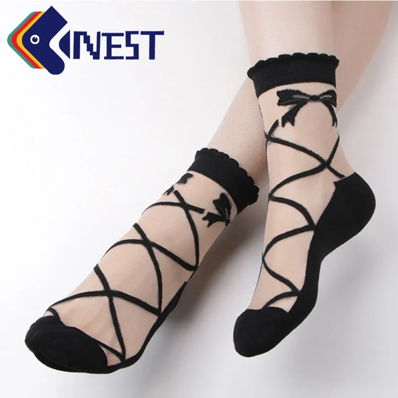 Женские шелковые носки с вышивкой NEST, цветные тонкие хлопковые носки для женщин, 5 пар/лот|women socks|silk sockssocks cotton | АлиЭкспресс