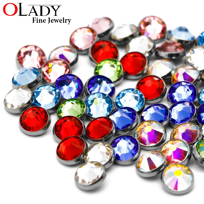 Dermal Anchor Top micro Skin Diver Dermal Piercing 100 Titanium G23