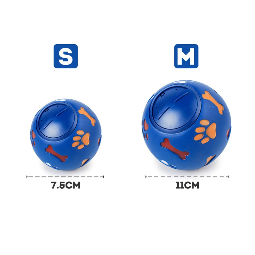 Резиновая игрушка для собаки шарики для жевания диспенсер утечки Еда играть в мяч интерактивный питомец зубные разработка зубов игрушка синий и красный цвета игрушка-жевалка для собак