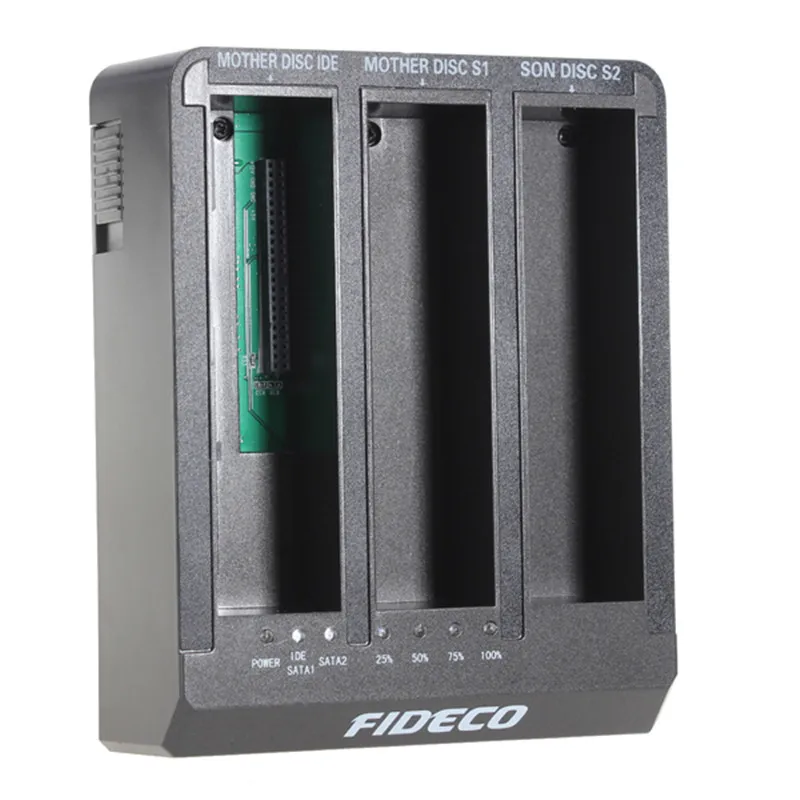 

3 Bay 2.5"/3.5" USB3.0 External Storage Hard Drive HDD SSD Enclosure Case SATA IDE HDD SSD Docking Station IDE+SATA Offline Copy