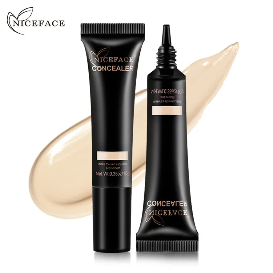 

New Waterproof Cosmetic Concealer Cream NICEFACE 1PC Makeup Liquid Foundation Moisturizing Waterproof Concealer BB Cream 0109#30