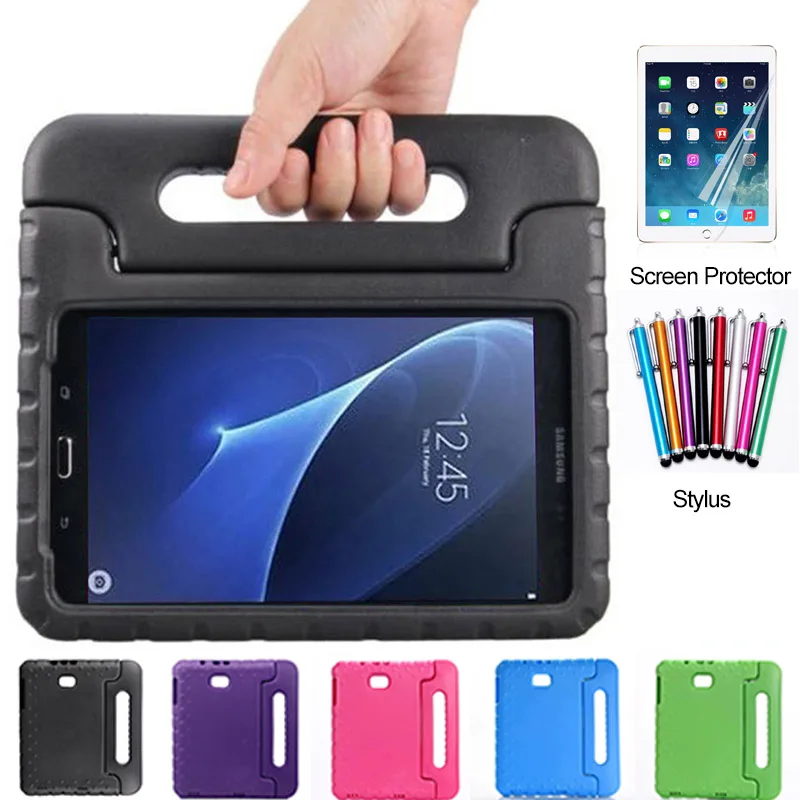 

For Samsung Galaxy Tab A 10.1 2016 T580 T585 Case Kids Safe Eva Foam Non-toxic Handle Shockproof Drop Resistant Tablet Cover