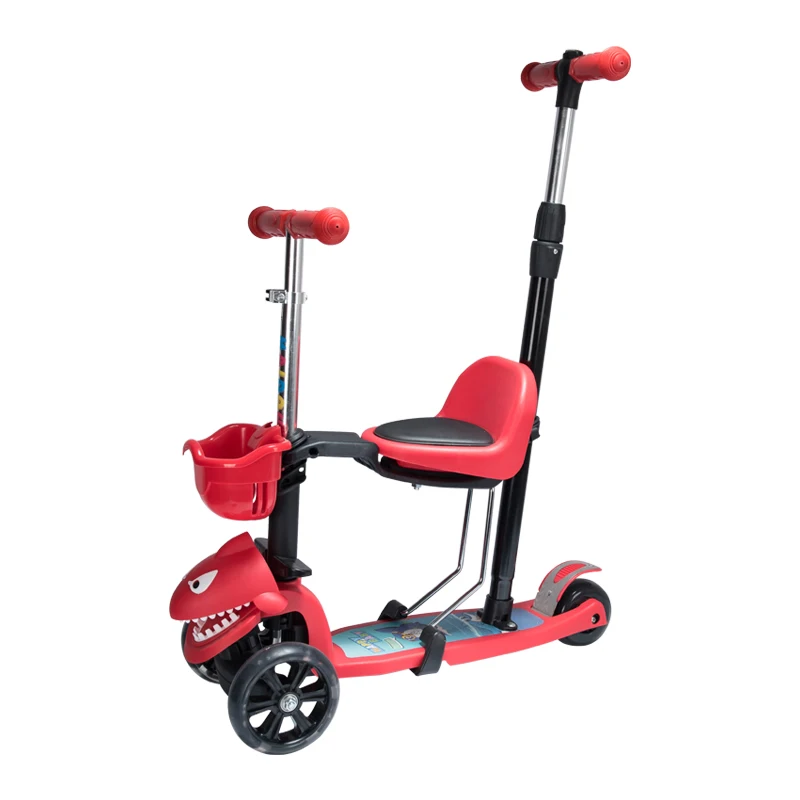 Baby Scooter 2 Year Old Children Five In One Can Push Widening Three