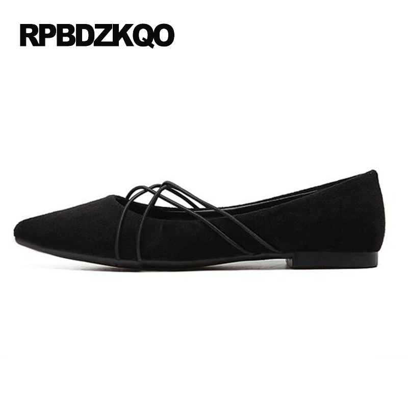 

Lightweight Latest Women Chinese Flats Slip On Green Suede Ladies Size 35 2023 Pointed Toe Black Cheap Shoes China Drop Shipping