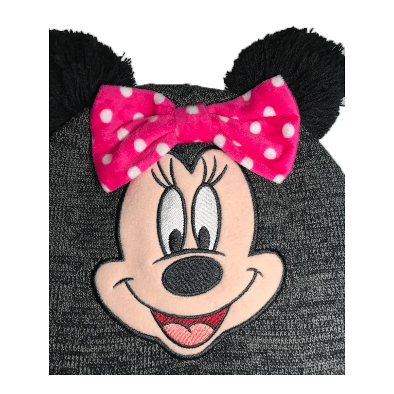 Детские Мультяшные шапки Disney Minnie милые красивые для девочек детская шапка с