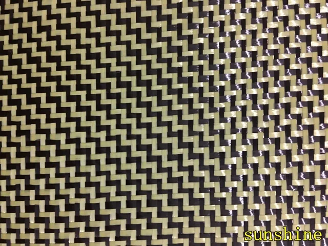 Kevlar Aramid Fabric Bullet-proof cloth Plain UD Weave Unidirectional Weave  0.5m/1mx10m 50g/200D