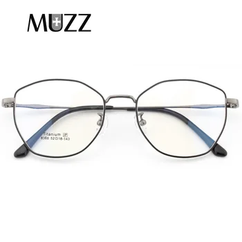 

MUZZ B Pure Titanium glasses frame women New Prescription eyeglasses Myopia Optical Frames Men Square Korea Vintage Oval Eyewear