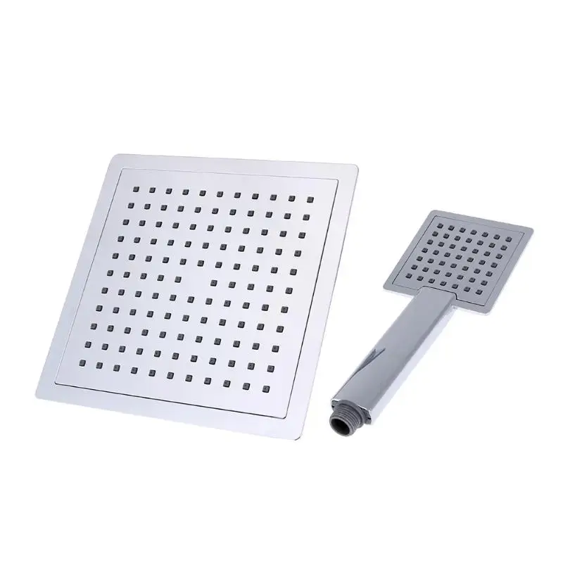 

2pcs Shower Head Faucets Set Rainfall Bathroom Top Shower Sprayer Bathroom Faucet with Handheld Shower Head Replace S/L
