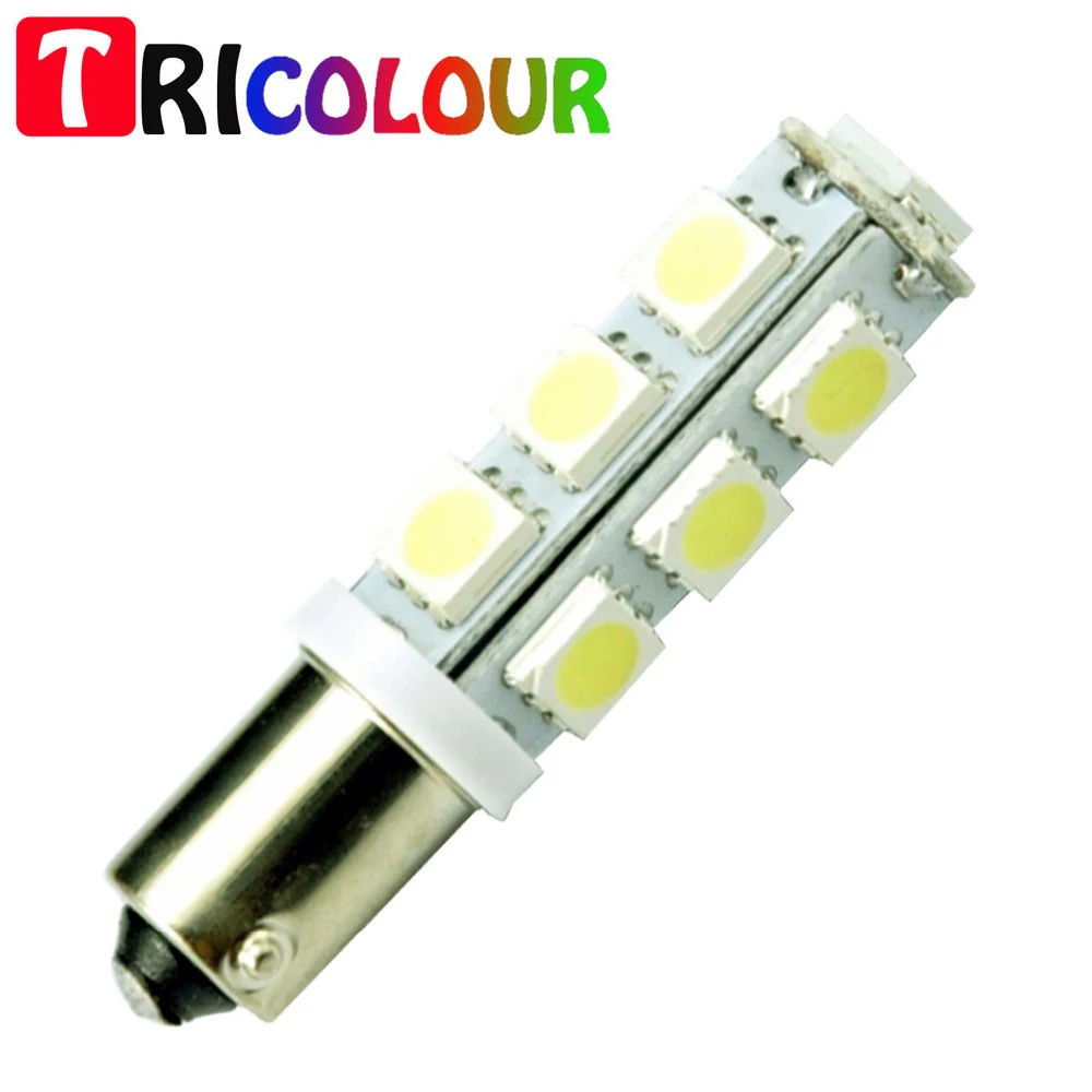 TRICOLOUR 2X T11 BA9S T4W 5050 13 smd led 12V Car interior indicator instrument Tail width position reading light bulb #TG12-1 | Автомобили