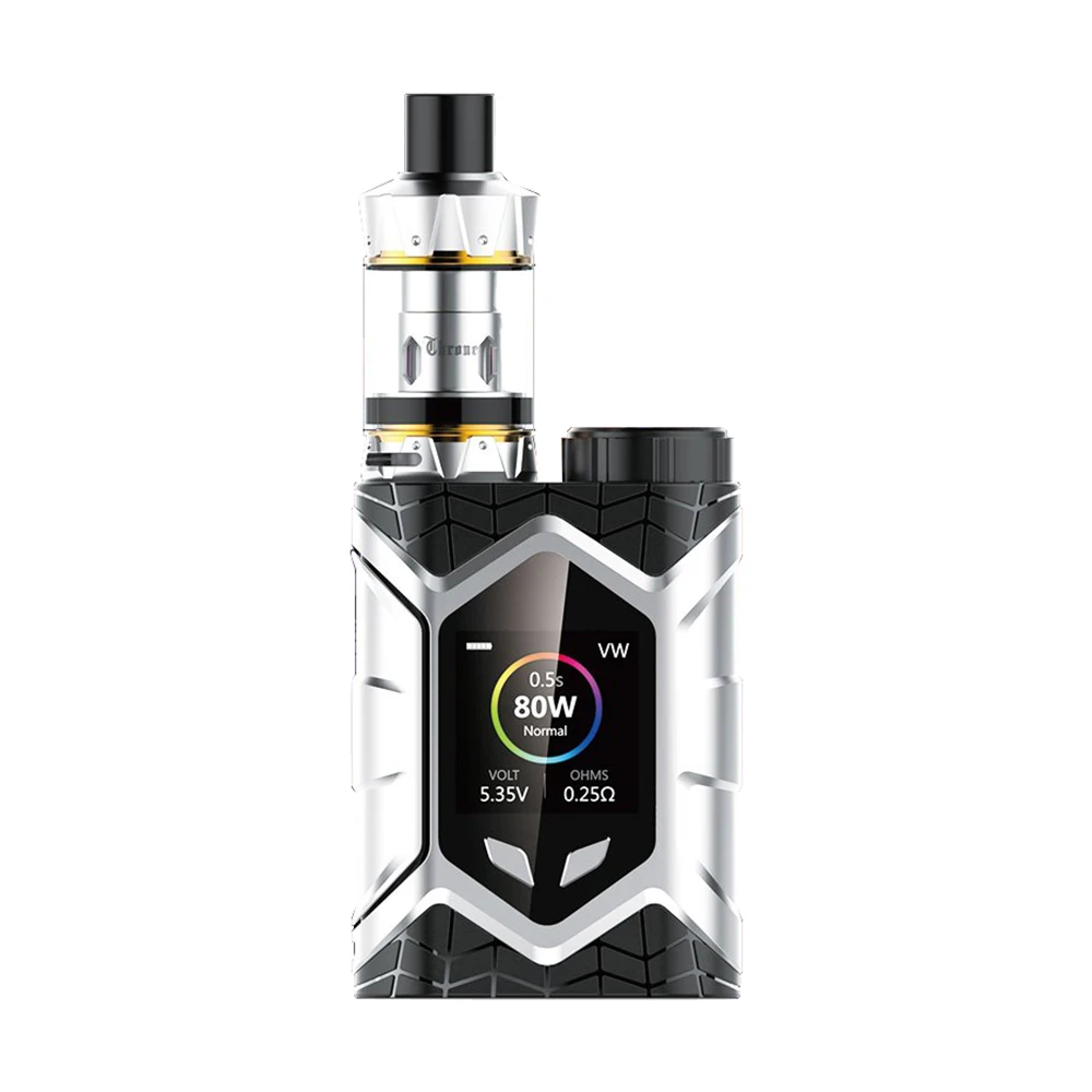 Clearence Оригинал Vaptio Wall Crawler 80 Вт TC Kit Wi/2 мл Throne Tank и 1 3 дюймовый цветной TFT дисплей
