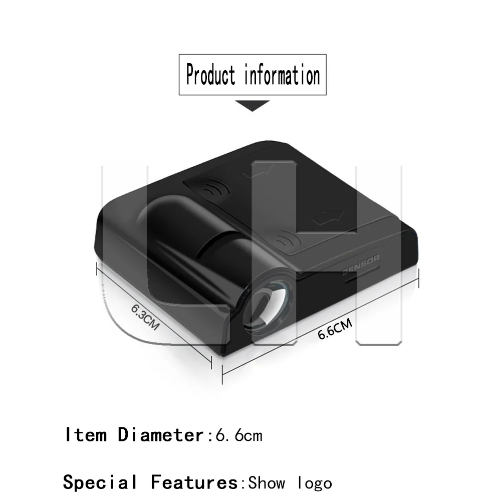 2 шт. для Mercedes Benz для Audi для Nissan для Jeep светодиодный Автомобильный Дверной светильник с логотипом Ghost Shadow лазерный проектор пробивная лампа