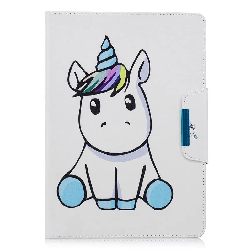 Wekays For Coque Apple Ipad Pro 9.7 inch 2016 Cartoon Unicorn Leather Fundas Case For Ipad Pro 9.7 inch Cover Case Shell Pro 9.7