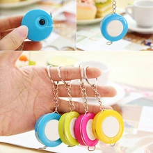 1,5 метров количество портативный выдвижной линейка конфеты цветной брелок рулетка размер одежды маленькая рулетка