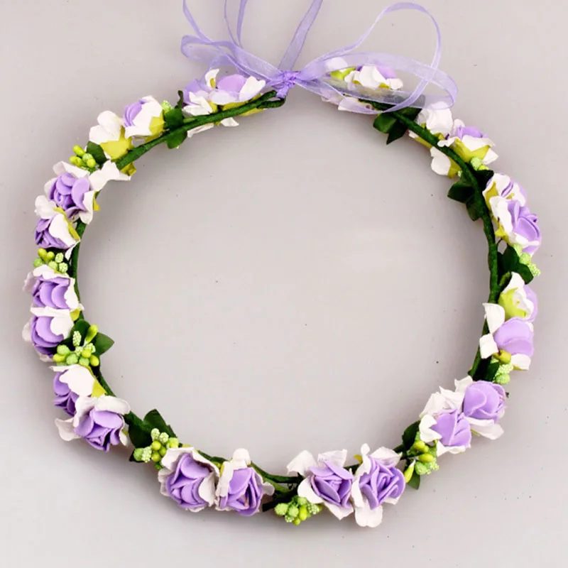 Bridal Flower Wreath Artificial Wedding Hair Bridal Flower Wreath Artificial Wedding Hair Garland Headpiece Children S In Accessories From Women