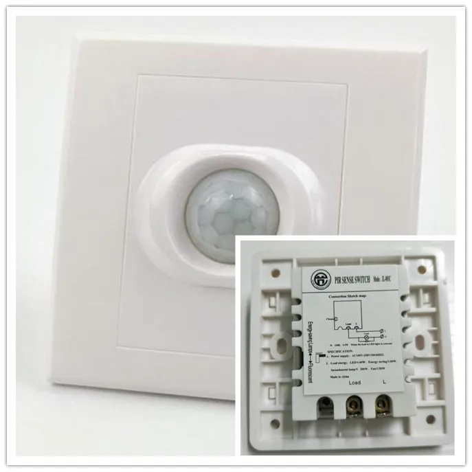 

new Human Body PIR Infrared Motion Sensor Switch Induction Motion Automatic Module Light Sensing Switch 200w distance adjustable