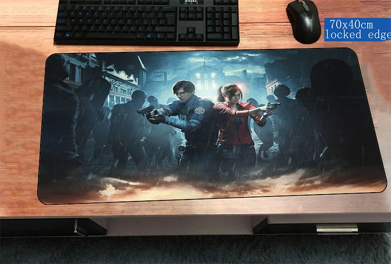 

resident evil mousepad 700x400x3mm Gift Computer mouse mat gamer gamepad pc gamer 3d gaming mousemat desk pad office padmouse