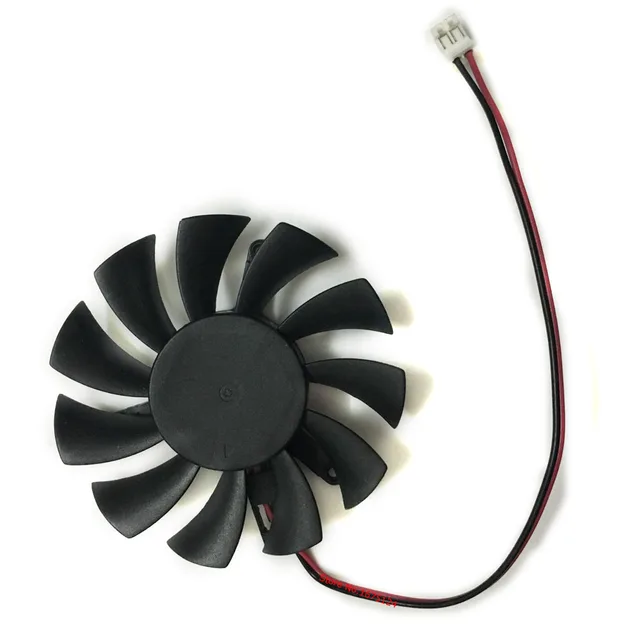 Best Value 1 Piece Computer GPU Cooler Fans VGA Cooling Fan For Gainward GT220 GT 220 Red Graphics Video Card Cooling