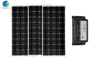 

Solar Kit PV Panel 12v 100w 3Pcs Zonnepaneel 300W 36V Solar Charge Controller 12v/24v 30A Caravan Verlichting Boat Led