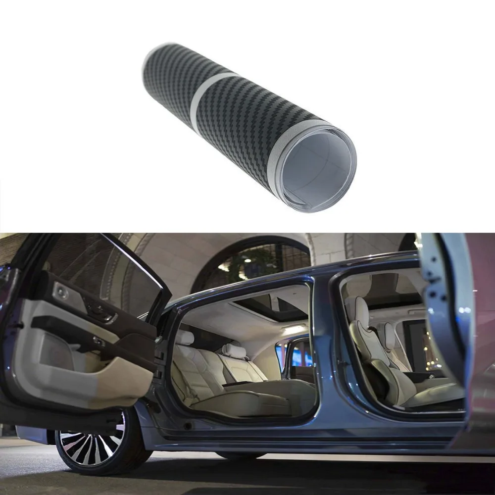

Carbon Auto Car Protective Film Vinyl Door Sill Edge Paint Protection Custom