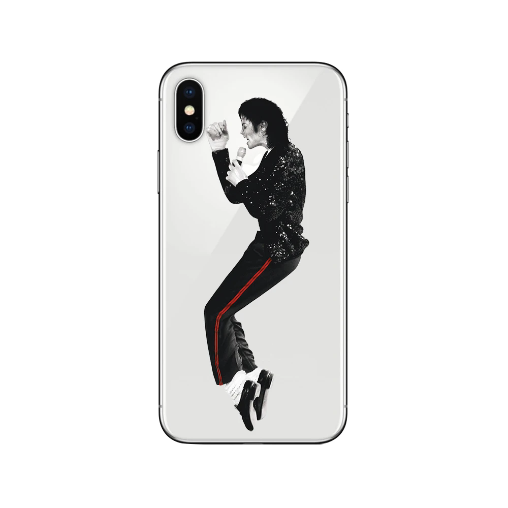 ciciber Phone Case for Iphone 11 Pro X XS Max Soft Silicone for iphone XR 7 8 6 6S Plus 5S SE Coque Michael Jackson Cover Funda