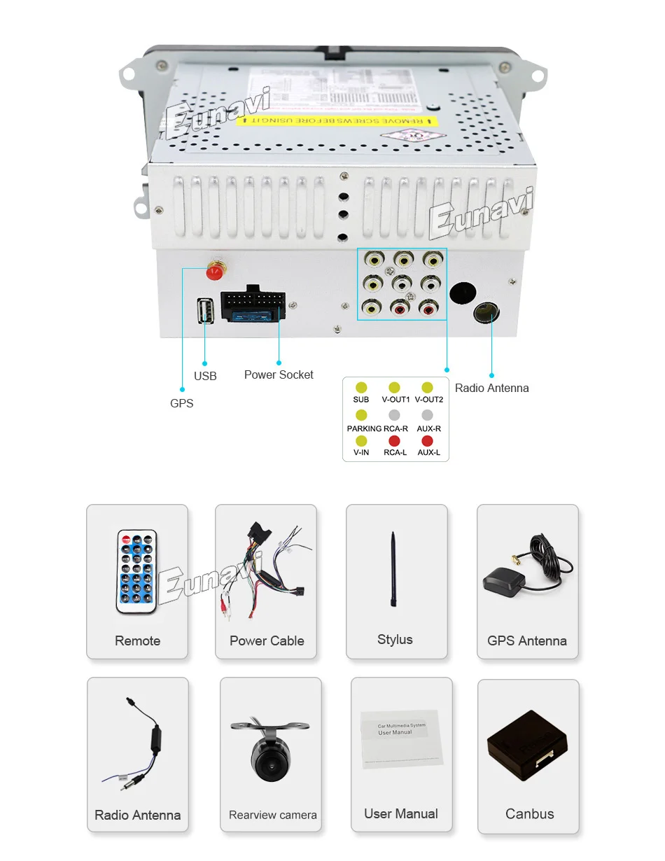 Eunavi 2 Din 8 дюймов Автомобильный dvd для VW POLO GOLF MK5 MK6 PASSAT B6 JETTA TOURAN TIGUAN с gps навигацией радио SWC Bluetooth