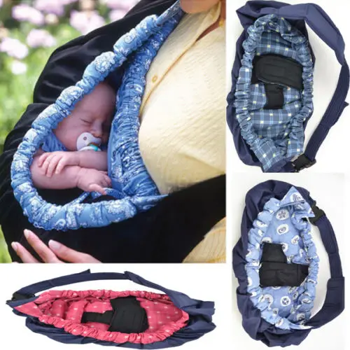 Baby Sling Wrap Adjustable Belt Infant Carrier Sling Wrap Rider Cotton