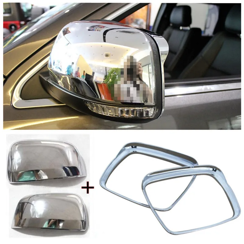 Exterior Parts Chrome 2PCS Rain Shield + 2PCS Door Mirror Cover For Jeep Grand Cherokee 2014 Exterior Parts Chrome 2PCS Rain Shield + 2PCS Door Mirror Cover For Jeep Grand Cherokee 2014