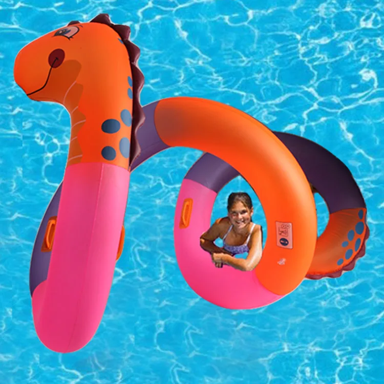 Гигантские надувные змея плавательный бассейн кольцо поплавок яркие детские жилетки летние водонепроницаемые увлекательные игры для активного отдыха пляжный шезлонг надувной матрас плот